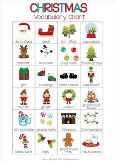 christmas flashcards for kids pdf
