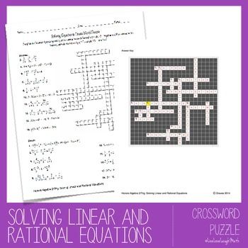 linear equations examples and answers pdf