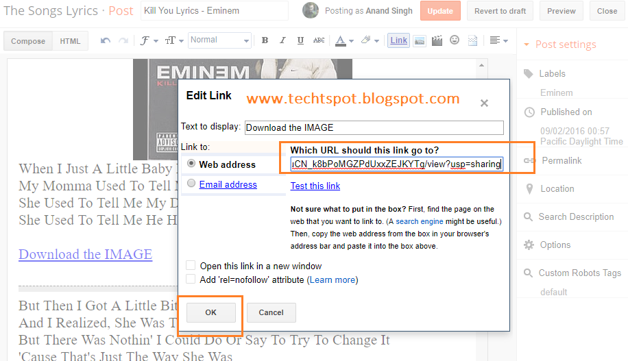 how to add pdf to blogger