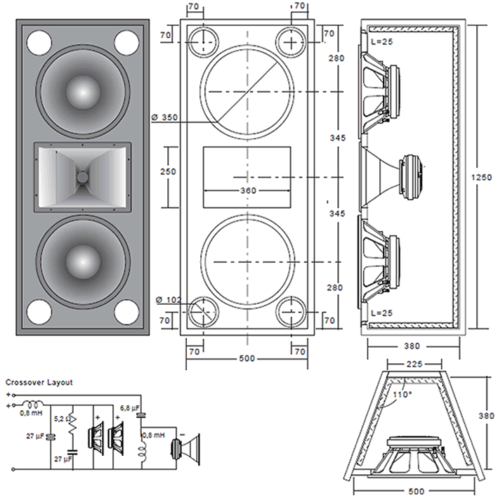 speaker box design plans pdf