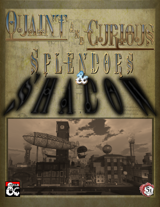 splendors & shadow waterdeep steampunk campaign setting filetype pdf