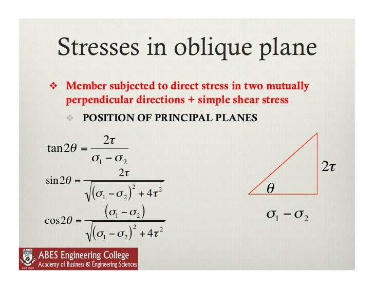 normal stress and shear stress pdf