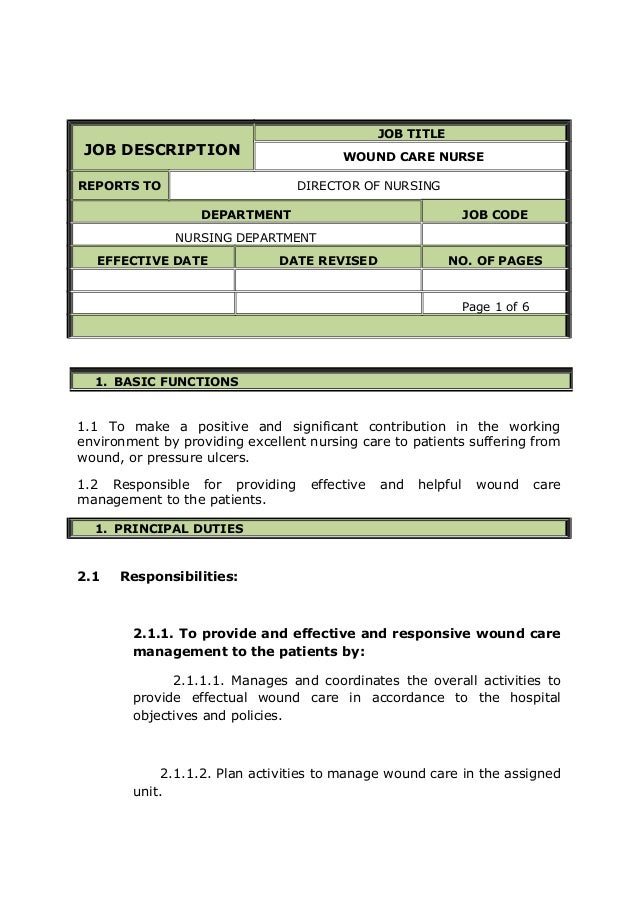 nurse educator job description pdf
